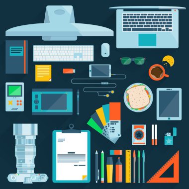 Düz modern tasarım vektör illüstrasyon kavramı