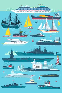 su vagonu ve deniz nakliye gemileri ve botları