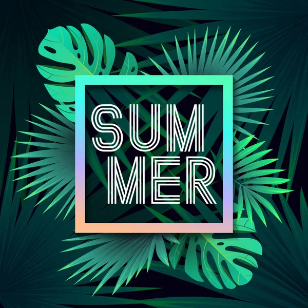 Yaz tropikal arka plan tasarım
