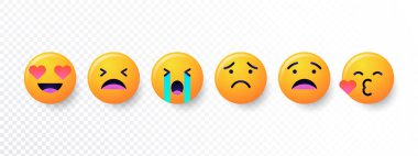 Emoji gülen yüz ile karşı karşıya.