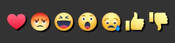 Emoji ansikte tecknad bubbla emoticon — Stock vektor