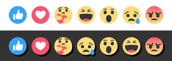 Emoji cara de dibujos animados burbuja emoticono — Archivo Imágenes Vectoriales