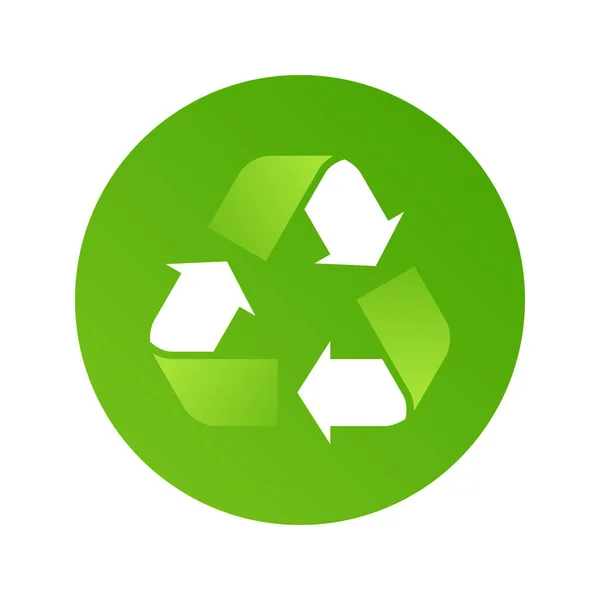 Recycle arrow symbol icon — Stock Vector