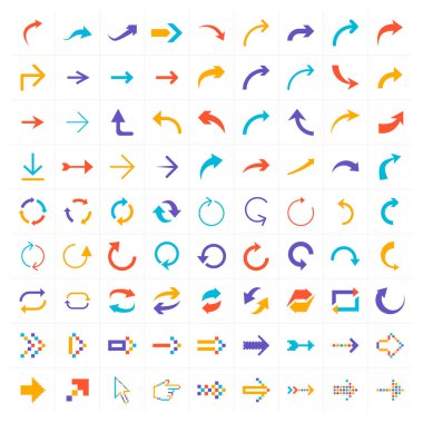 ok ve imleç simgeleri