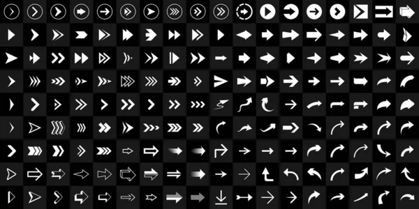 Iconos de flecha y cursor — Archivo Imágenes Vectoriales