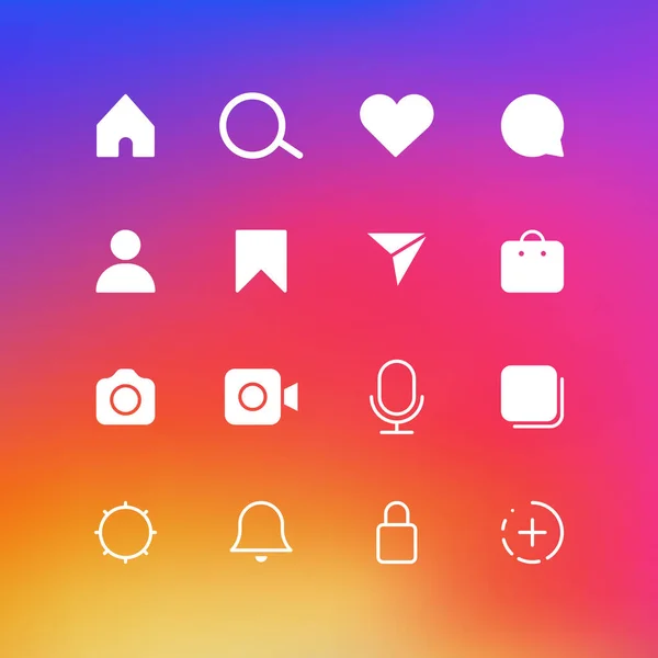 İnternet sosyal medya simgeleri