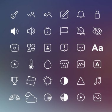 İnternet sosyal medya simgeleri