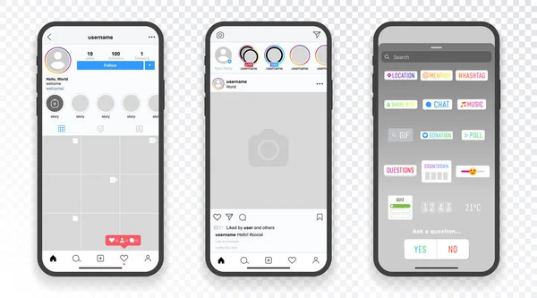 Hikaye etiketleri ekran arayüzü