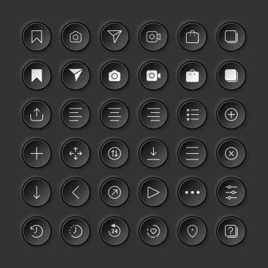 İnternet sosyal medya simgeleri