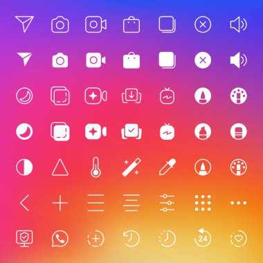 İnternet sosyal medya simgeleri