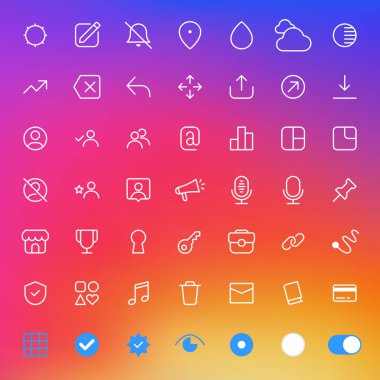 İnternet sosyal medya simgeleri