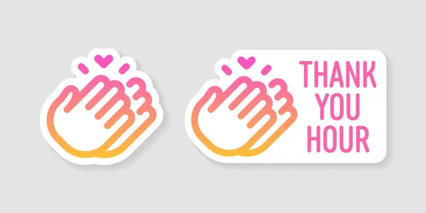 Teşekkürler sosyal medya etiketi.