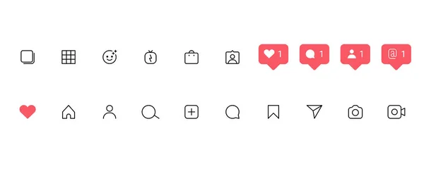 İnternet sosyal medya simgeleri
