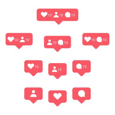 İnternet sosyal medya simgeleri