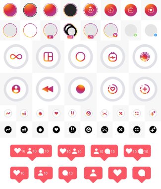 İnternet sosyal medya simgeleri