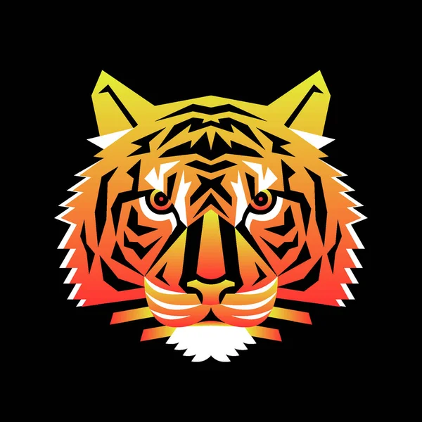 Κινέζικη ευχετήρια κάρτα, προσκλήσεις. Έτος τίγρης 2022. Ευτυχισμένο το νέο έτος διανυσματική απεικόνιση — Διανυσματικό Αρχείο