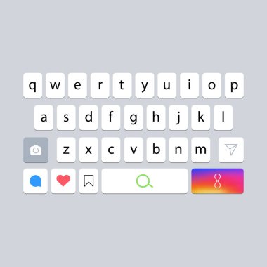 Ekran akıllı telefon klavyesi