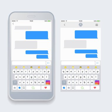 Ekran akıllı telefon klavyesi