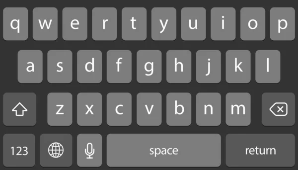 Ekran akıllı telefon klavyesi