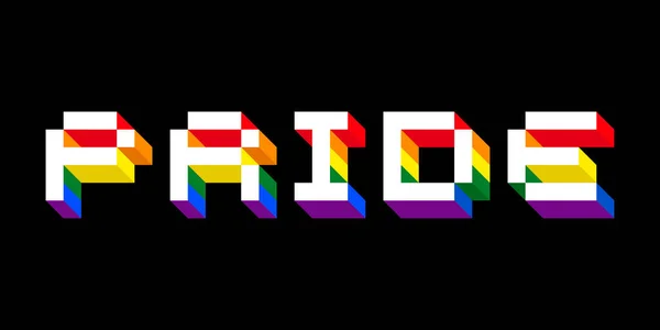LGBTQ symbol in rainbow colors — Stock Vector
