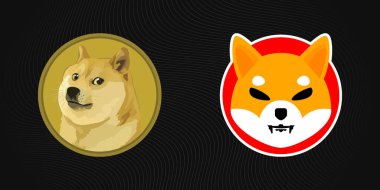 Dogecoin shiba inu crypto para birimi dijital ödeme sistemi engelleme zinciri kavramı