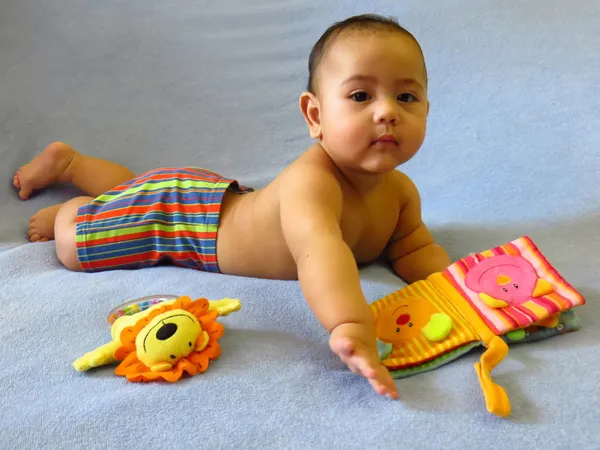 Yedi aylık çocuk — Stok fotoğraf