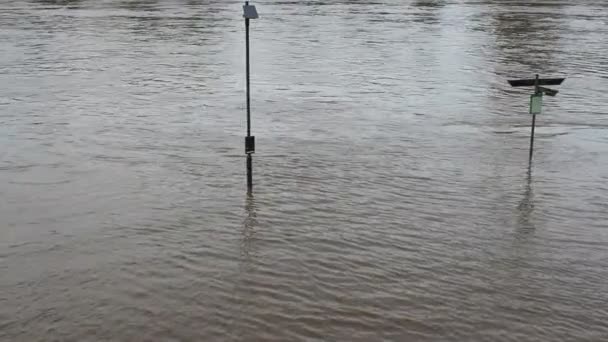 Überschwemmungen — Stockvideo