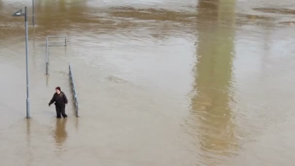 Наводнение — стоковое видео
