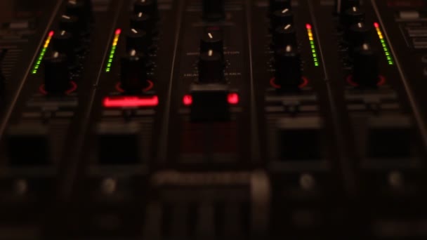 DJ Pult — 图库视频影像