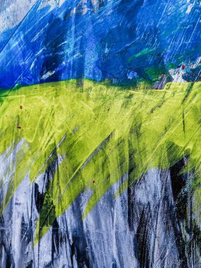 Ukrayna 'nın akrilik boyama bayrağı