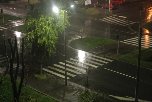 Regn Gatan — Stockfoto