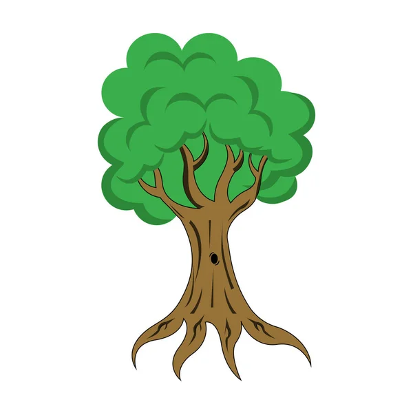 Απεικόνιση Ενός Δέντρου — Διανυσματικό Αρχείο