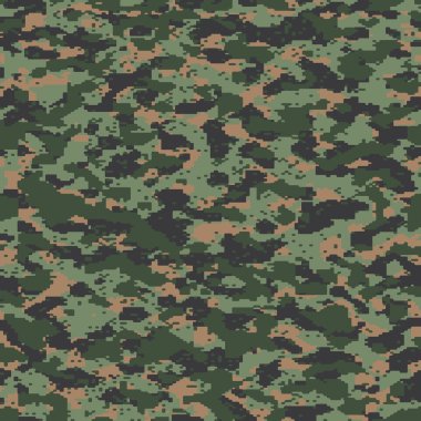 modern Rus dijital sorunsuz kamuflaj deseni
