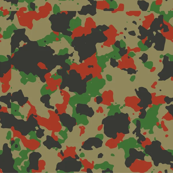 Red woodland seamless camo — Stock Photo, Image