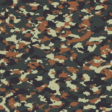 flecktarn sorunsuz vektör kamuflaj deseni