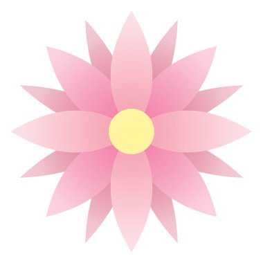 vektör lotus simge