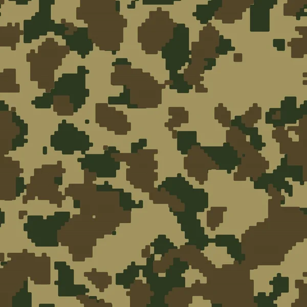 Verde oliva sin costuras vector camuflaje digital — Archivo Imágenes Vectoriales