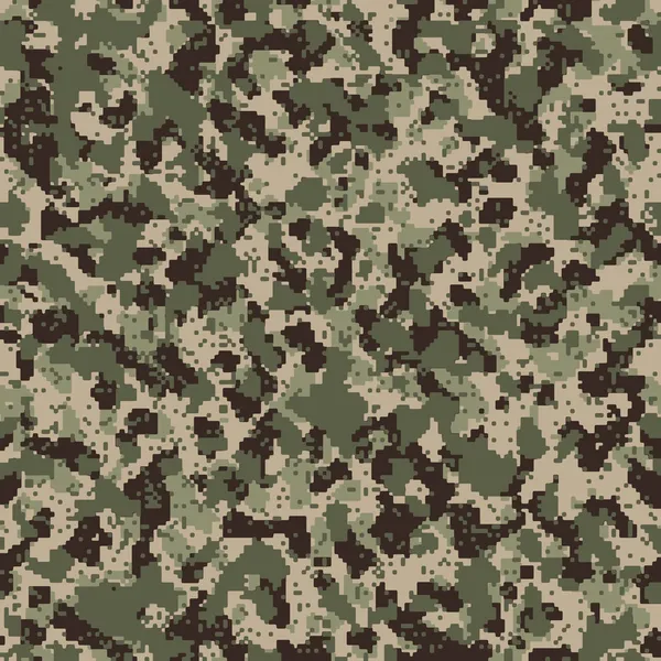 Vector de camuflaje universal digital sin costuras — Vector de stock