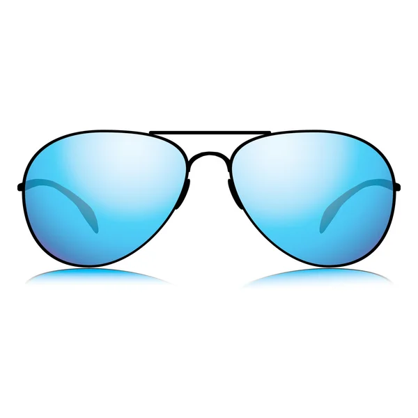 Ayna güneş gözlüğü simgesi — Stok Vektör