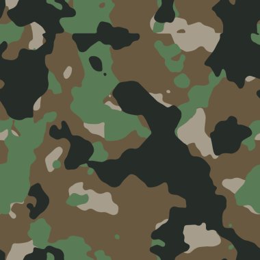 Dikişsiz ormanlık camo tasarlamak vektör