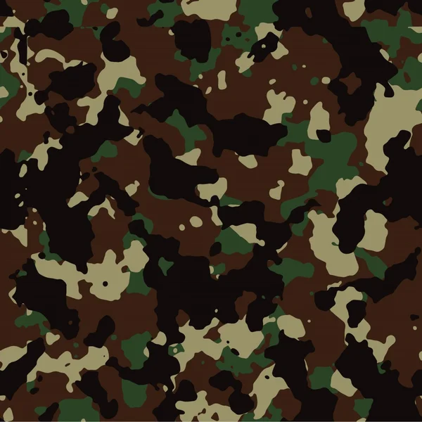 Klasický lesní bezešvé camo vektor — Stockový vektor