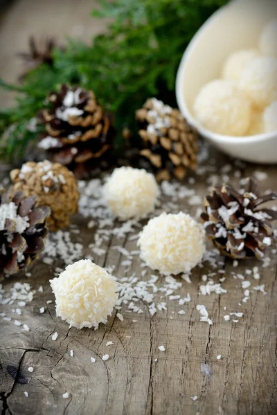 Dulces caseros con coco . — Foto de Stock