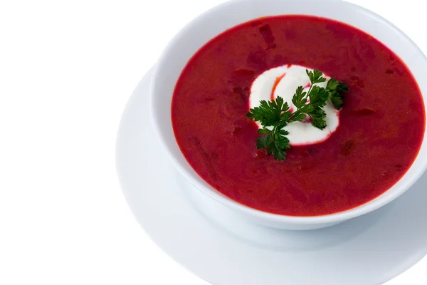 Isolated borsch — Stock Photo, Image