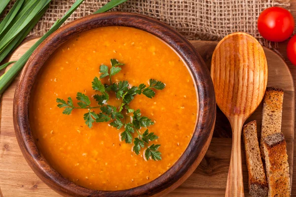 Sopa de lentejas —  Fotos de Stock