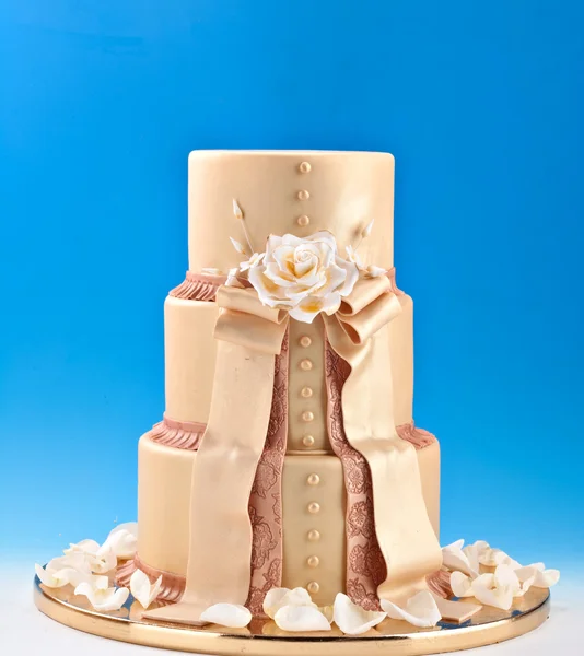 Svatební dort Stock Fotografie
