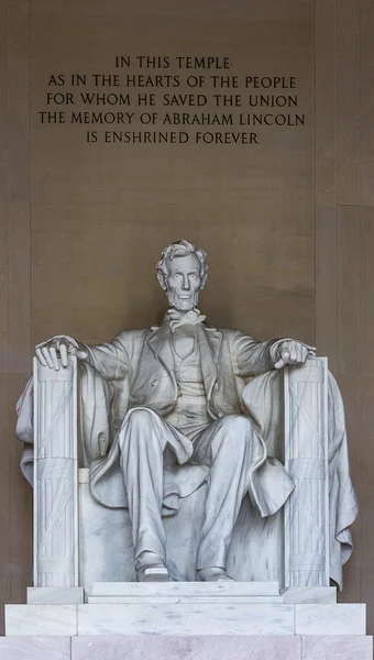 Abraham Lincoln memorial, Washington — Stockfoto