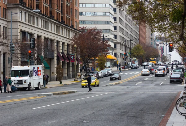 Typický streetview washington — Stock fotografie