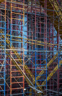 İnşaat İskele yapısı-hazırlama 