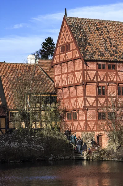 Old city part Aarhus — Stock Photo, Image