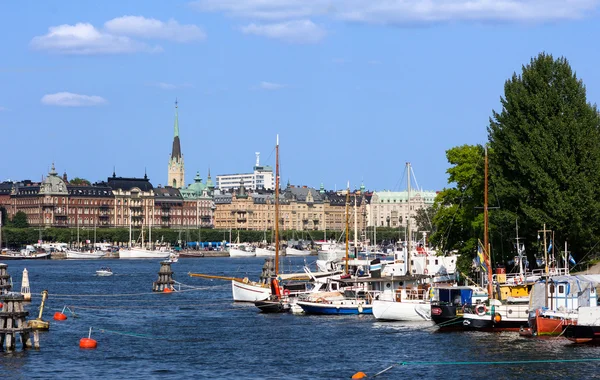 Harbour Skeppsholmen Sweden Stockholm — Stock Photo, Image